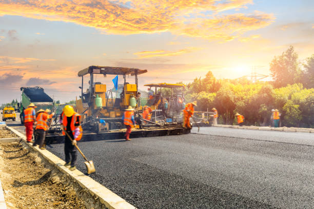 Road construction works